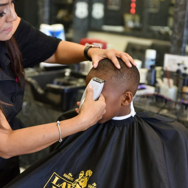 women barbers and hair stylist